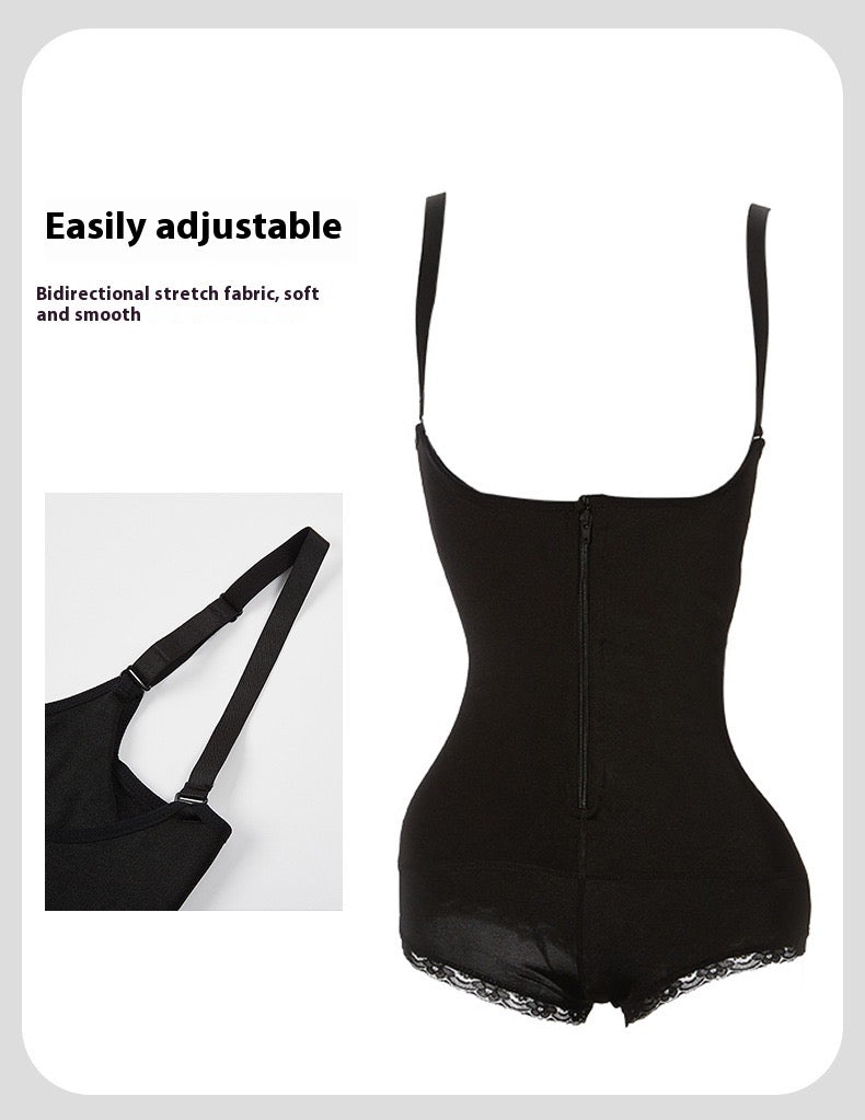 One-Piece Zipper Corset