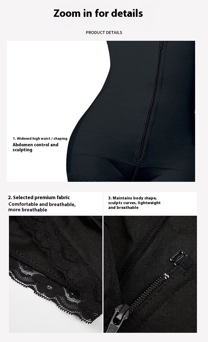 One-Piece Zipper Corset