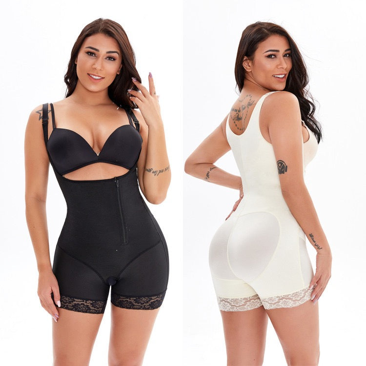 One-Piece Side Zipper Corset