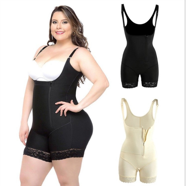 One-Piece Side Zipper Corset