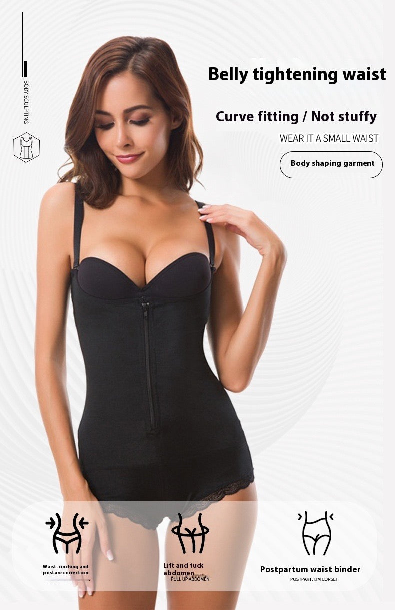 One-Piece Zipper Corset